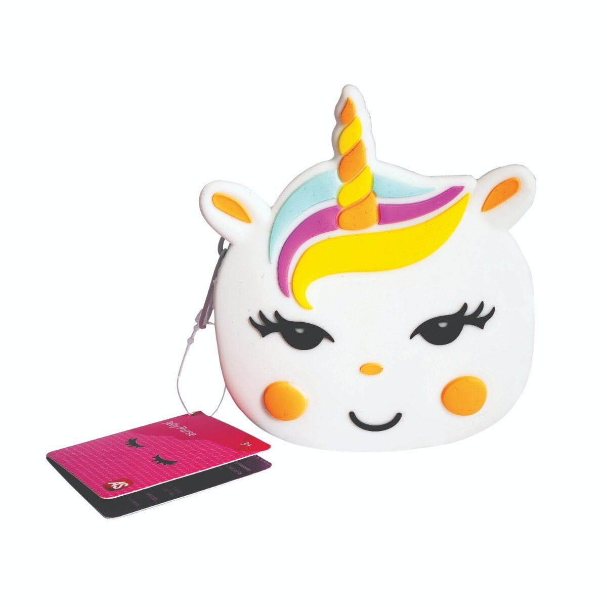 As Company Portofel mic din silicon Jelly Purse Unicorn