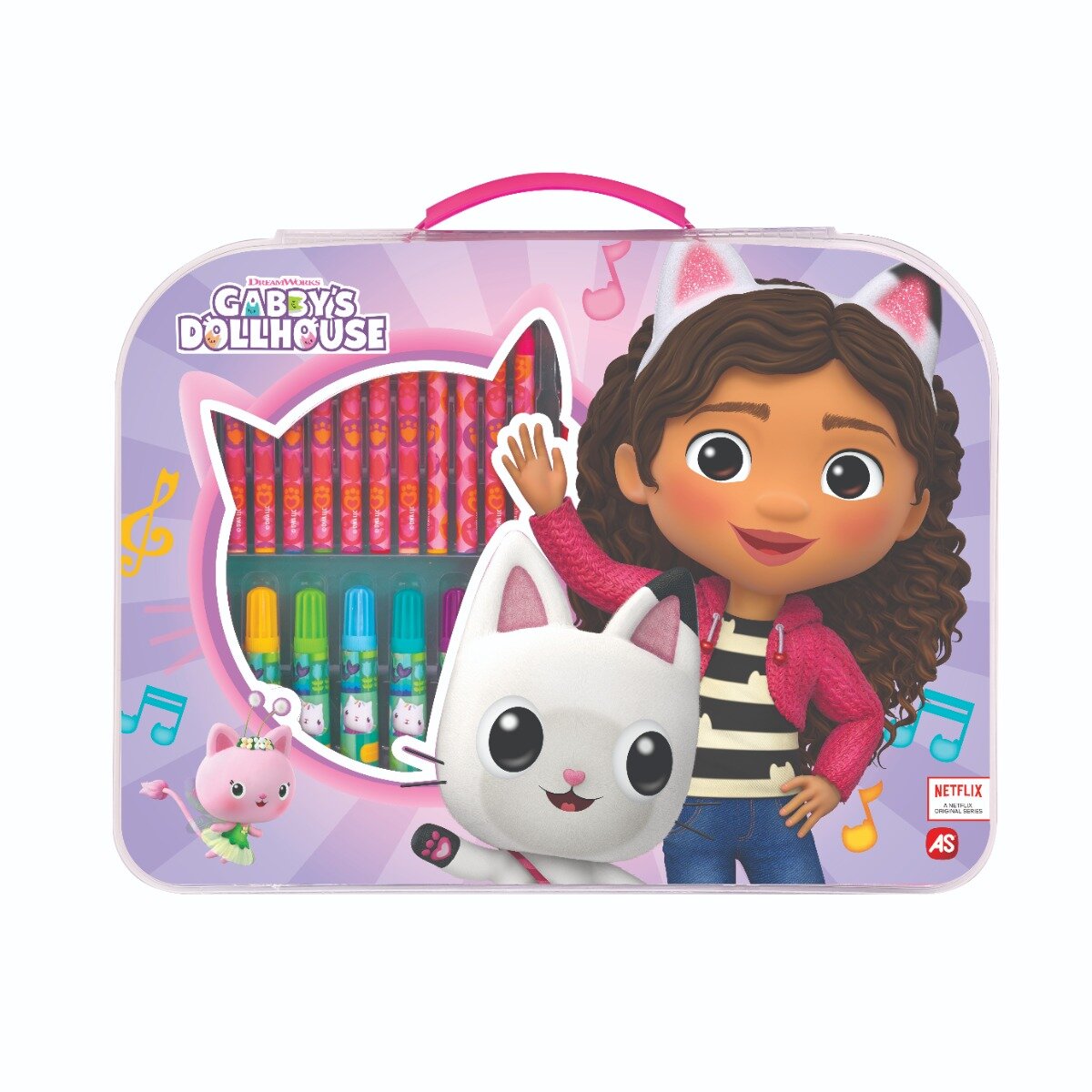 As Company Set pentru desen in gentuta Art Case Gabbys Dollhouse