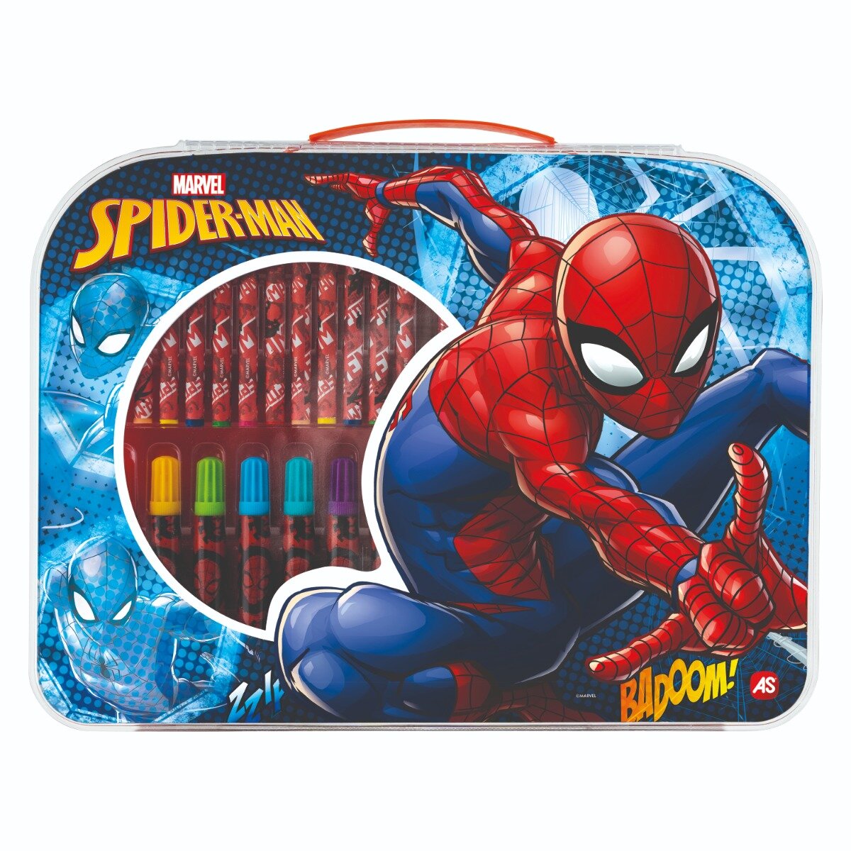 As Company Set pentru desen in gentuta Art Case Marvel Spiderman