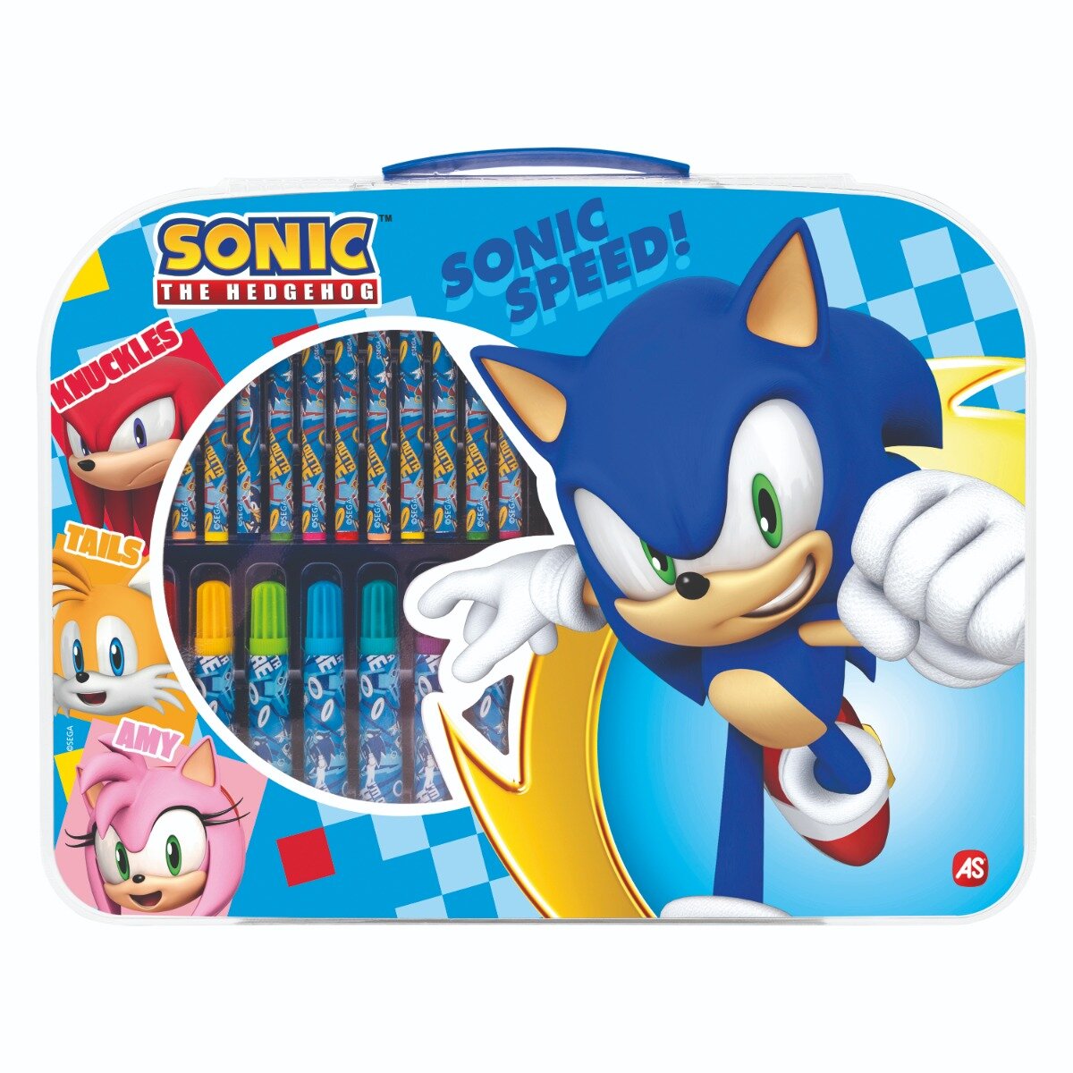 As Company Set pentru desen in gentuta Art Case Sonic The Hedgehog