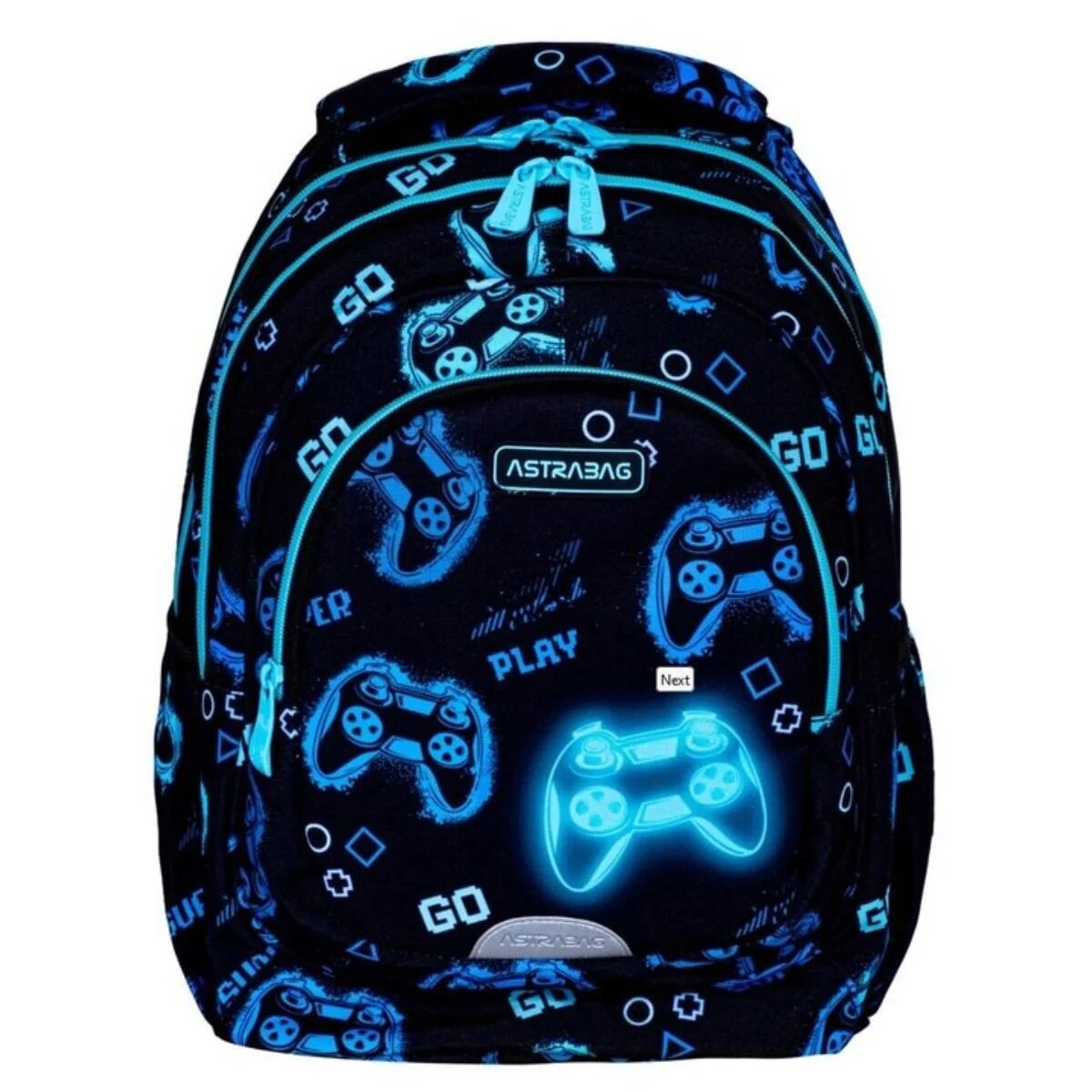 AstraBag Ghiozdan cu 3 compartimente Go Playing