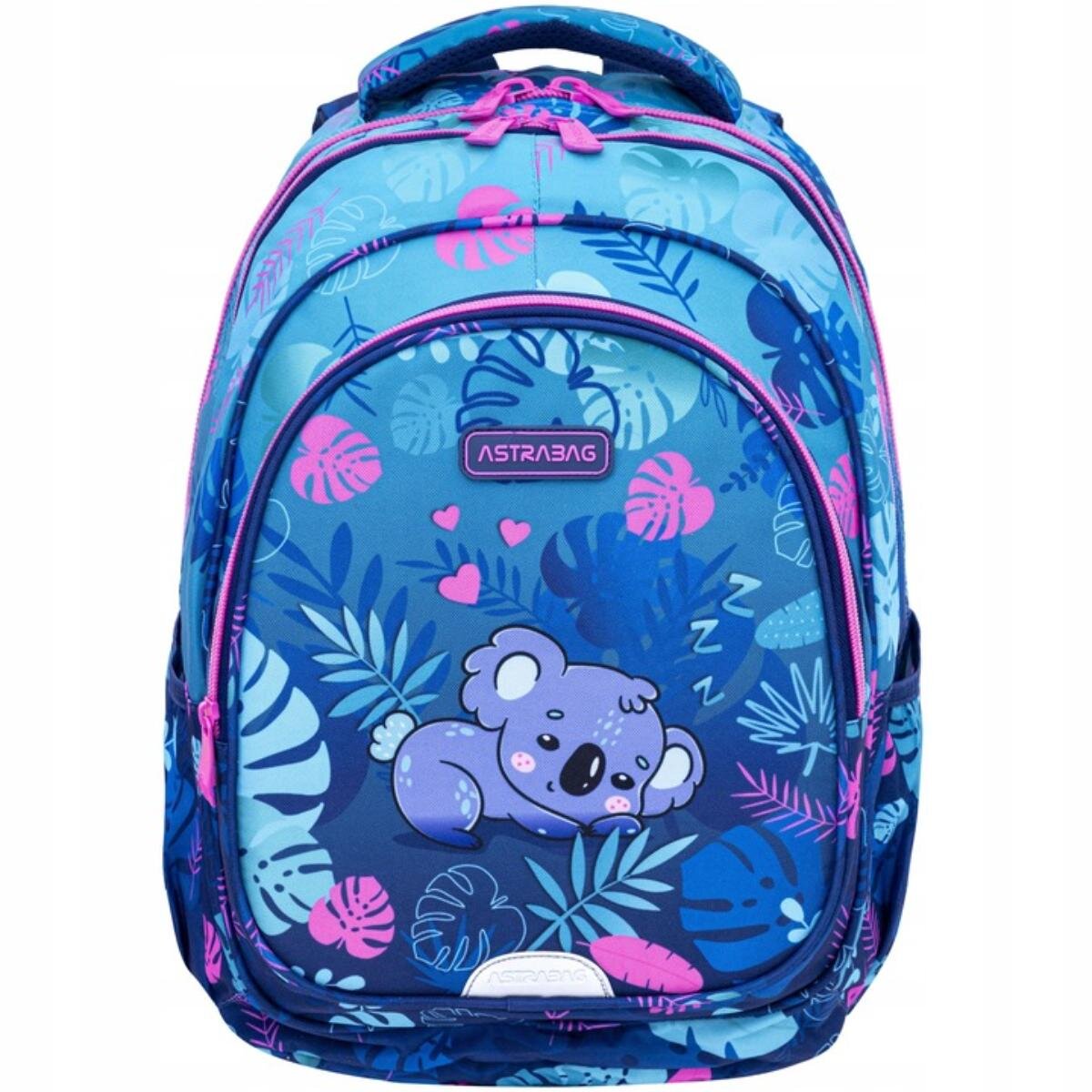 AstraBag Ghiozdan cu 3 compartimente Koala