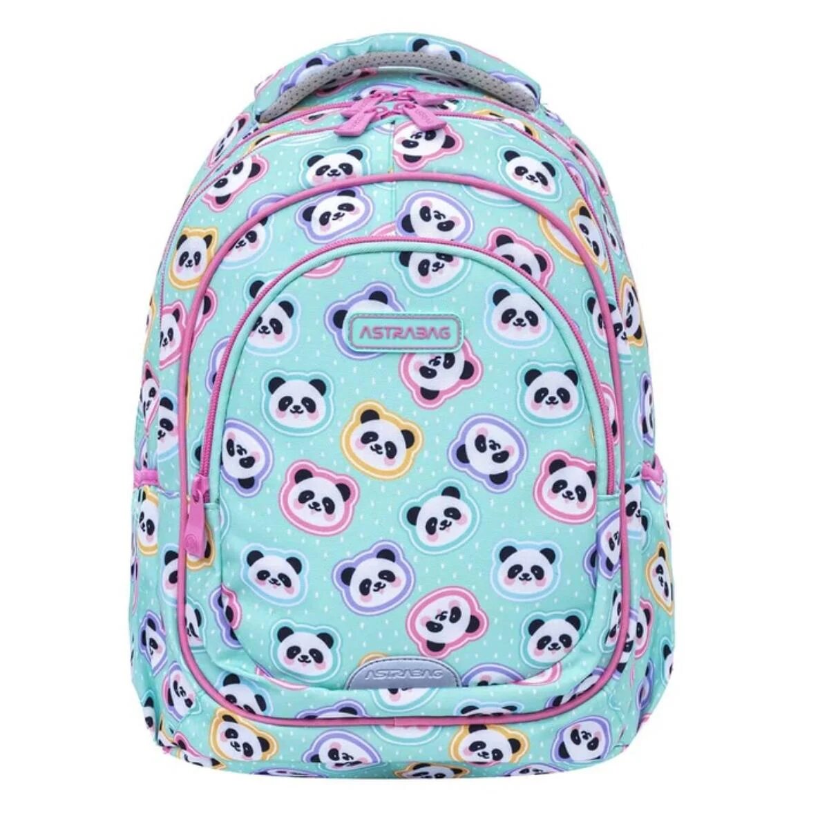 AstraBag Ghiozdan cu 3 compartimente Panda