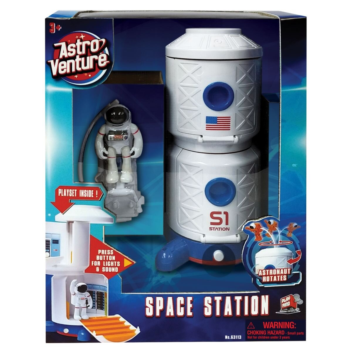 Astro Venture Statie spatiala si figurina astronaut