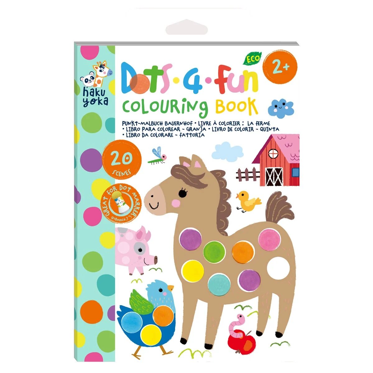 Avenir Carte de colorat Dots4Fun Animale de ferma