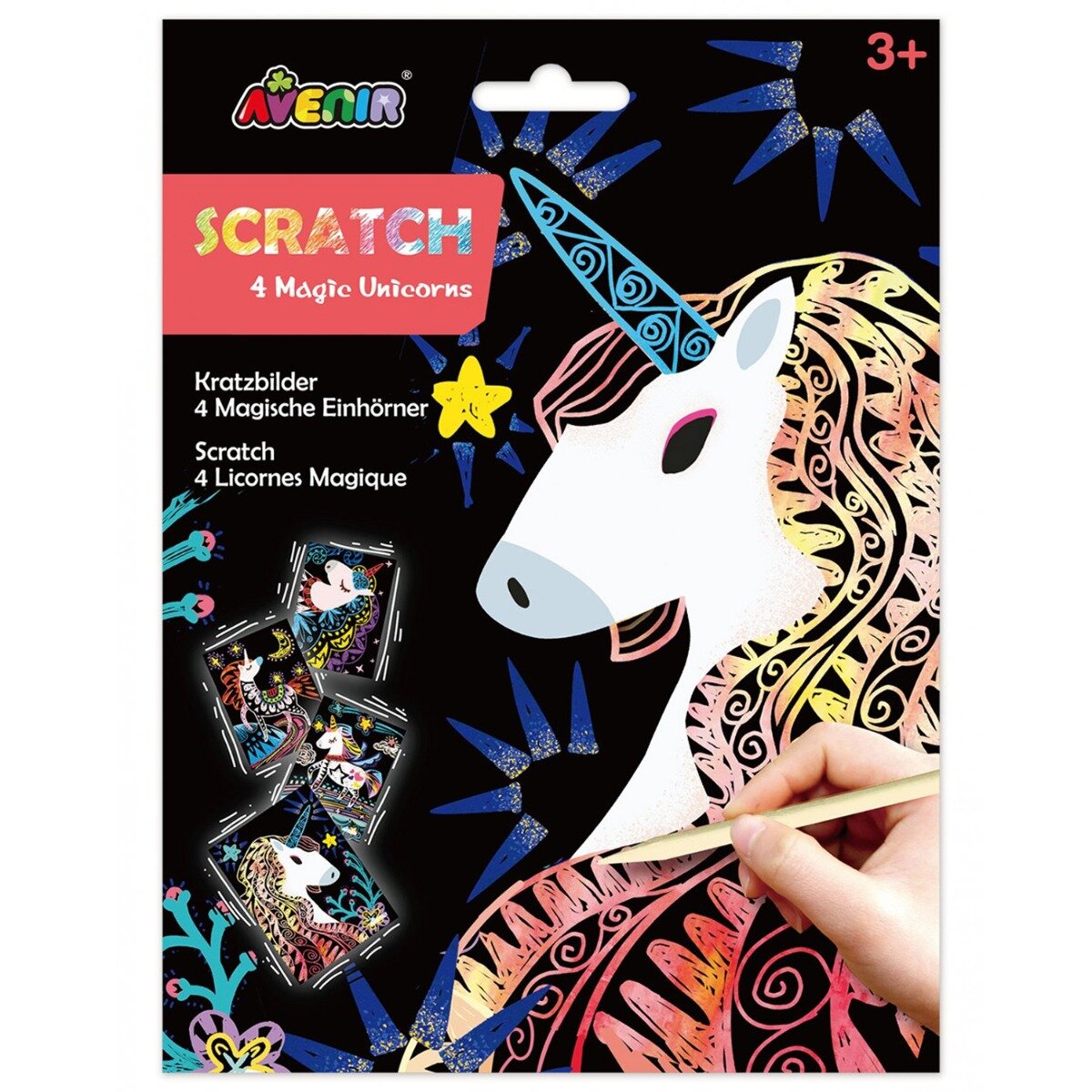 Avenir Kit de razuit 4 Unicorni magici
