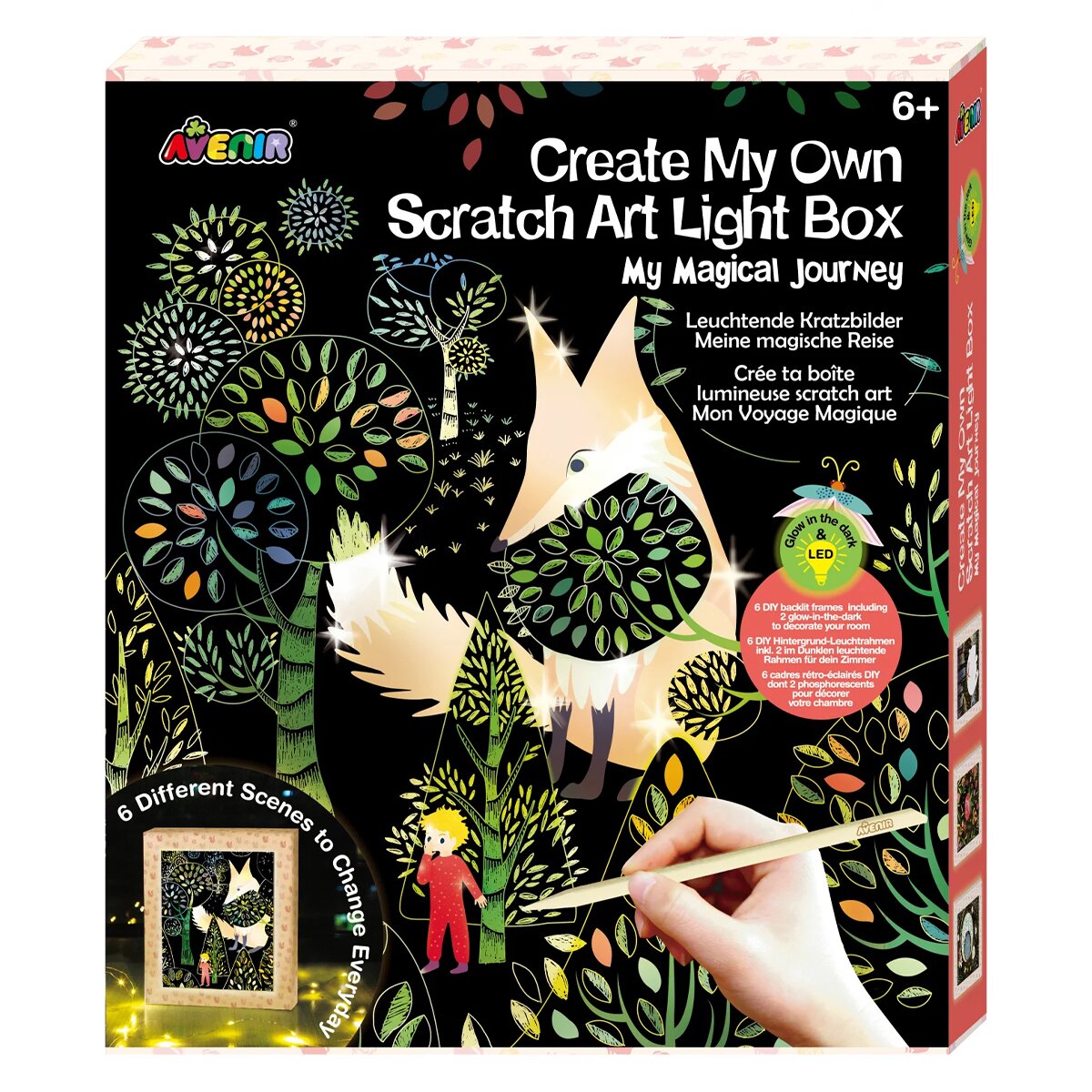 Avenir Kit de razuit Lumina de veghe pentru camera Calatorie magica