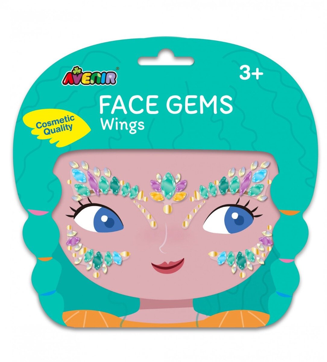 Avenir Pietre stralucitoare pentru fata Face Gems Aripi