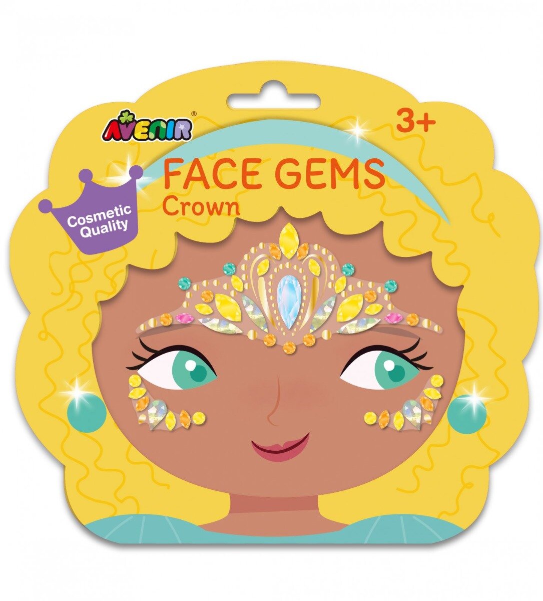Avenir Pietre stralucitoare pentru fata Face Gems Coroana