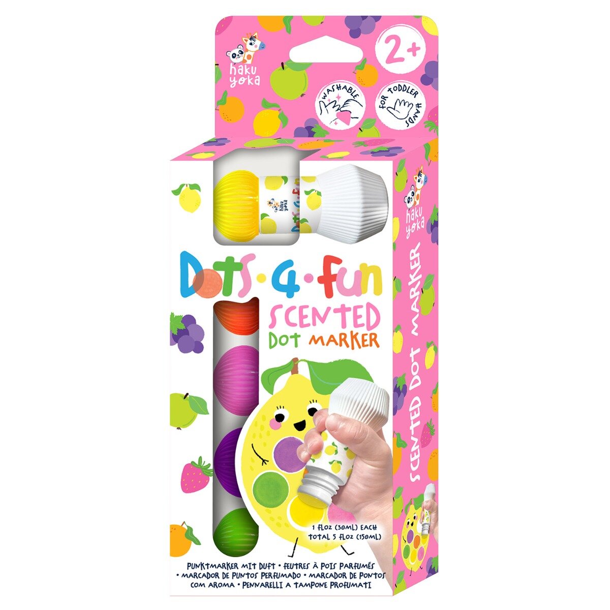 Avenir Set 5 carioci lavabile Dots4Fun Haku Yoka