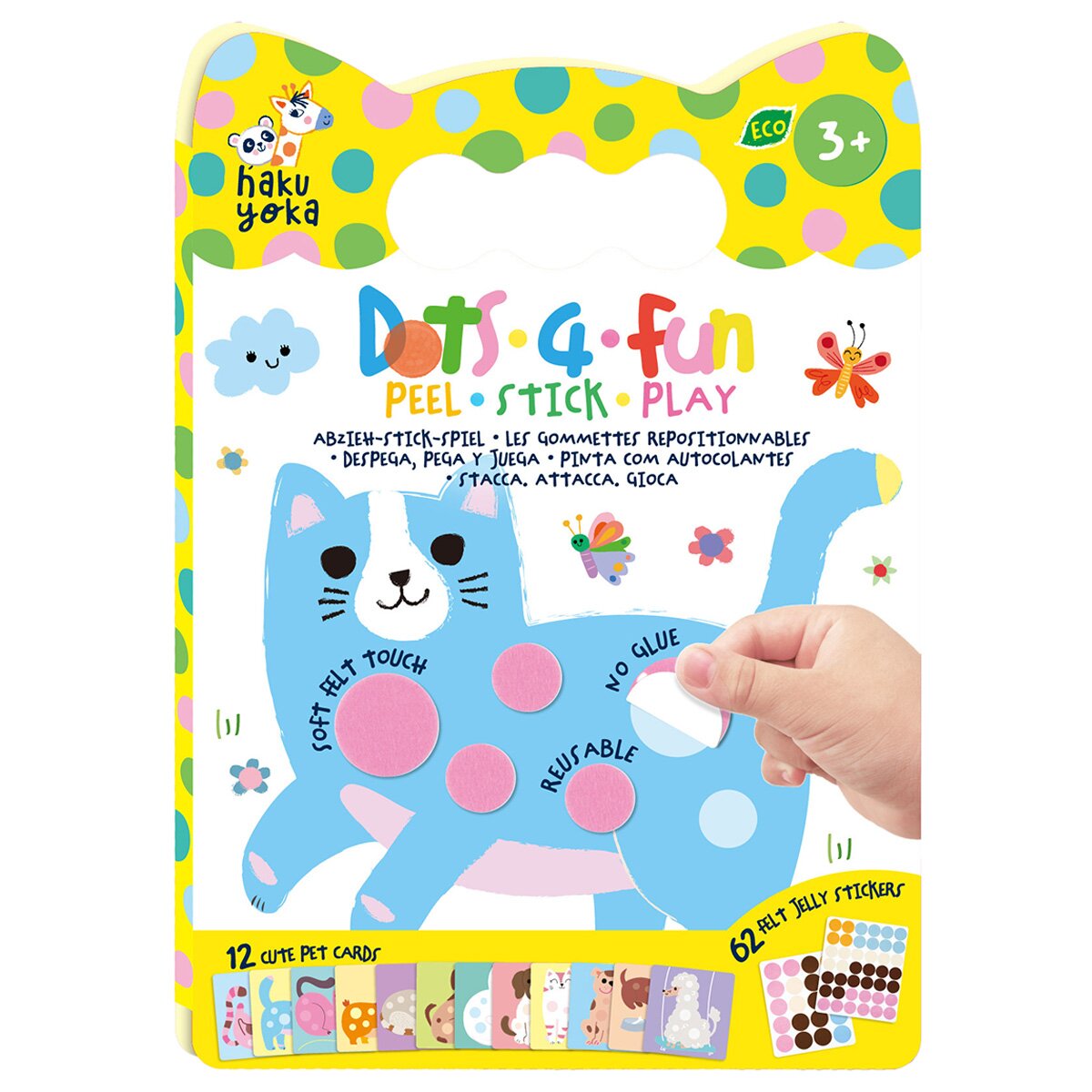 Avenir Set creativ dezlipeste lipeste joaca-te Dots4Fun Animale de companie