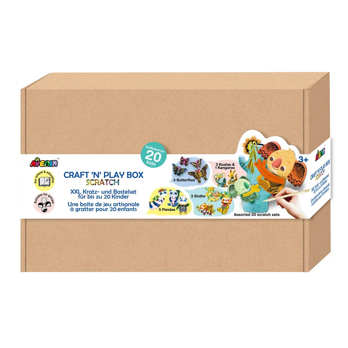 Avenir Set creativ XXL de razuit Craft N Play Box