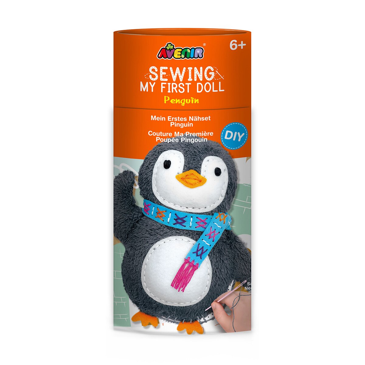 Avenir Set de cusut Prima mea papusa Pinguin