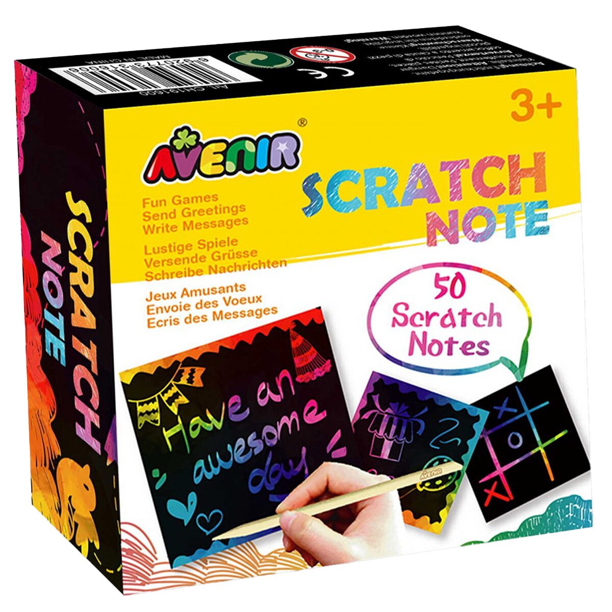 Avenir Set de razuit Scratch Notes 50 de cartonase