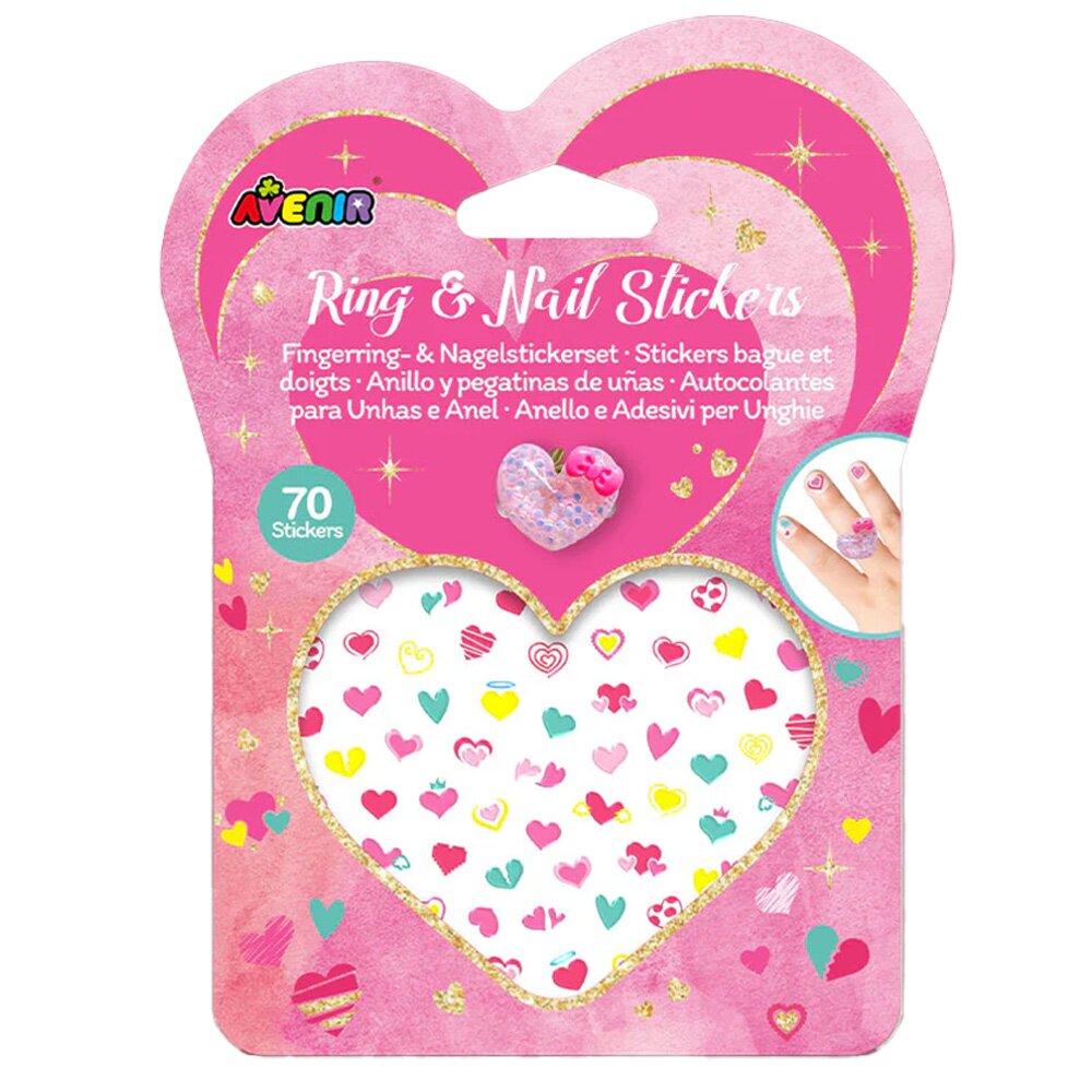 Avenir Set inel si stickere pentru unghii Fancy Me