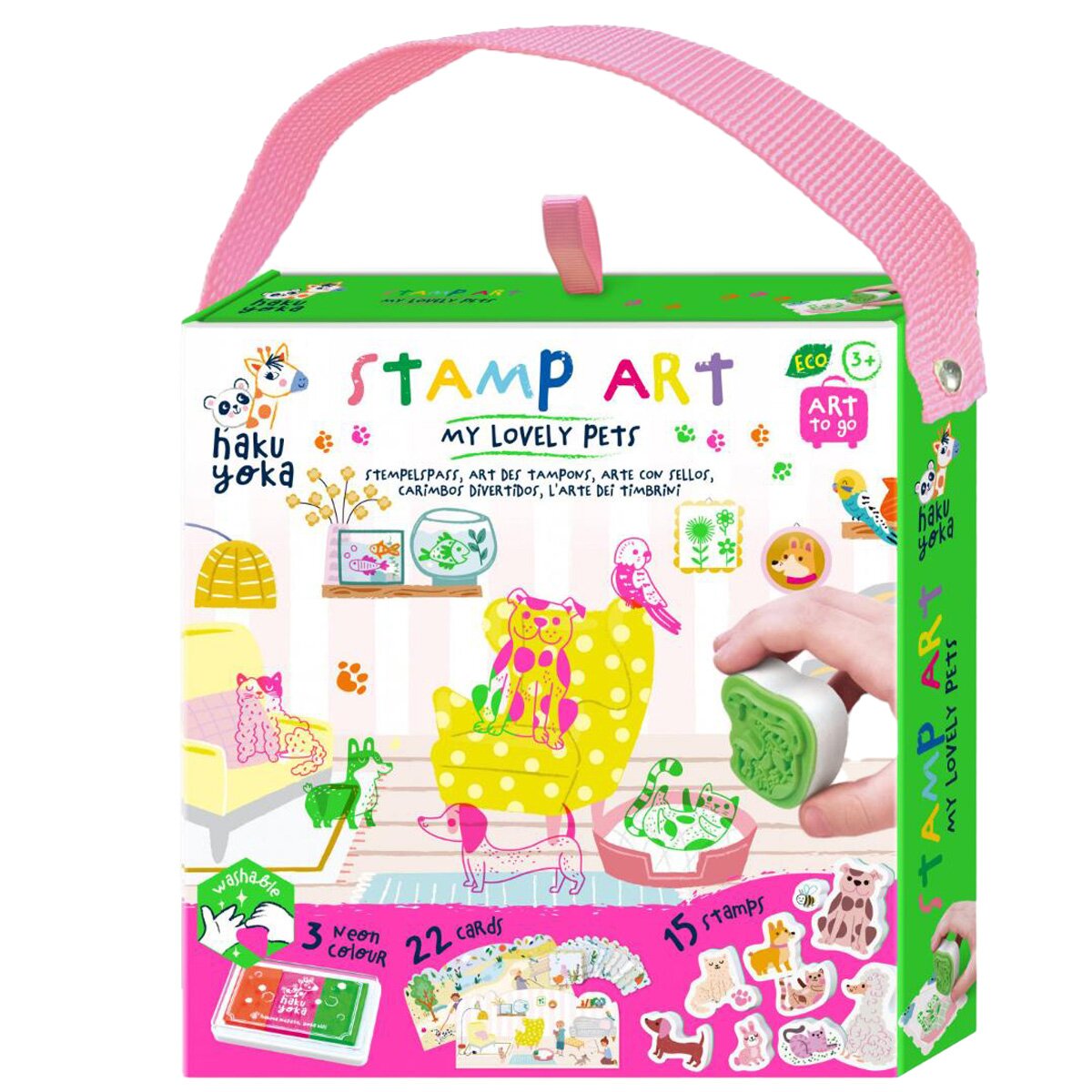 Avenir Set portabil de stampile Haku Yoka Animalutele mele dragi