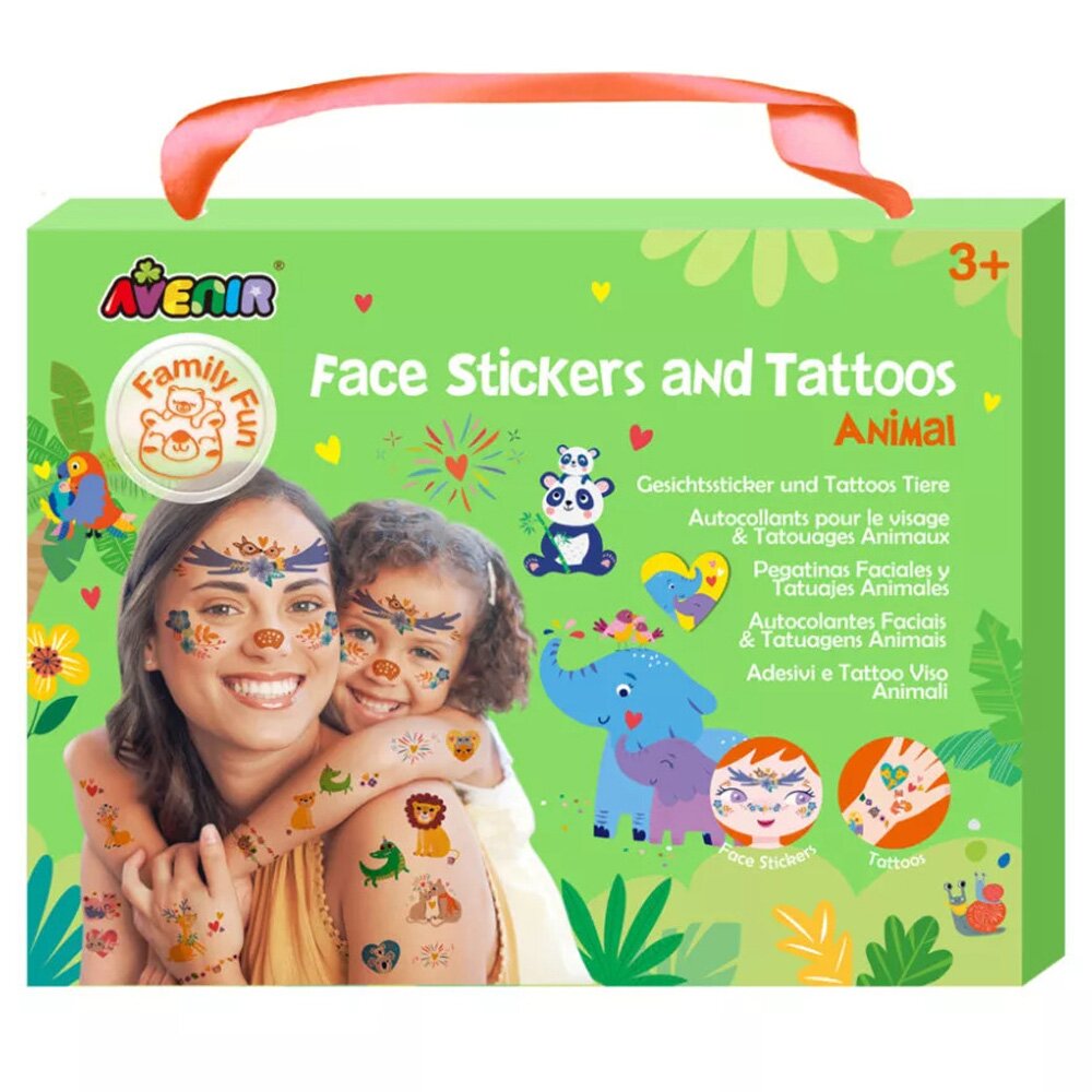 Avenir Set stickere si tatuaje pentru fata Animale