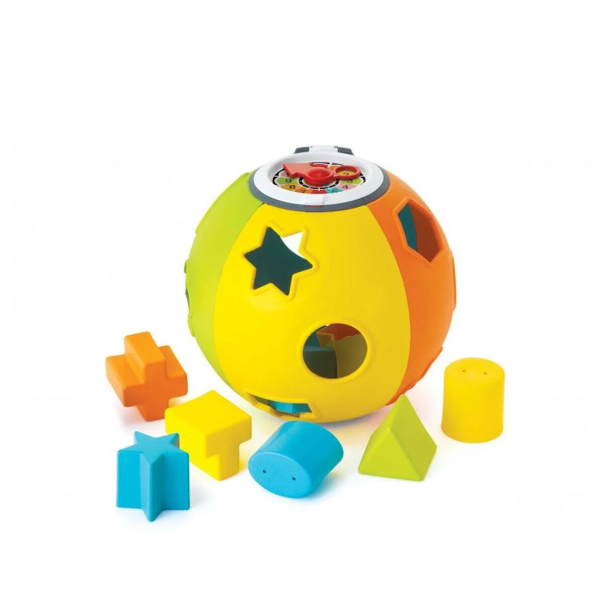 B Kids Jucarie pentru bebelusi minge de sortat forme geometrice