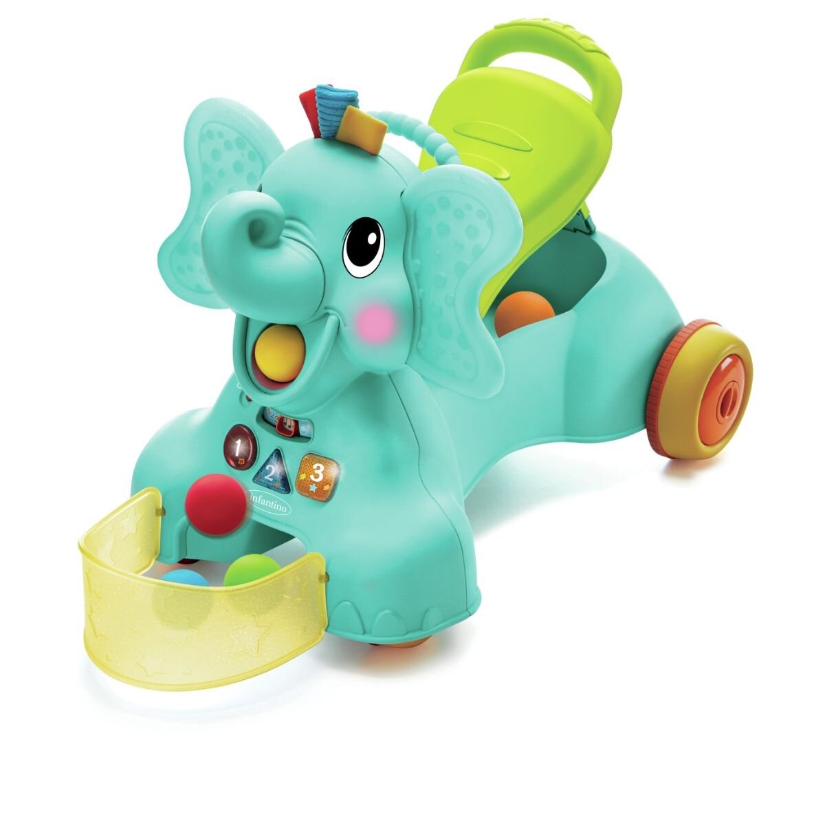 B Kids Masinuta fara pedale pentru copii elefant 3 in 1