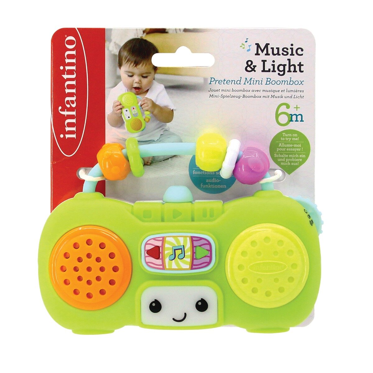 B Kids Primul meu casetofon cu sunete si lumini Infantino