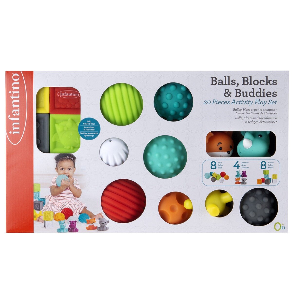 B Kids Set jucarii si forme moi Infantino 20 piese