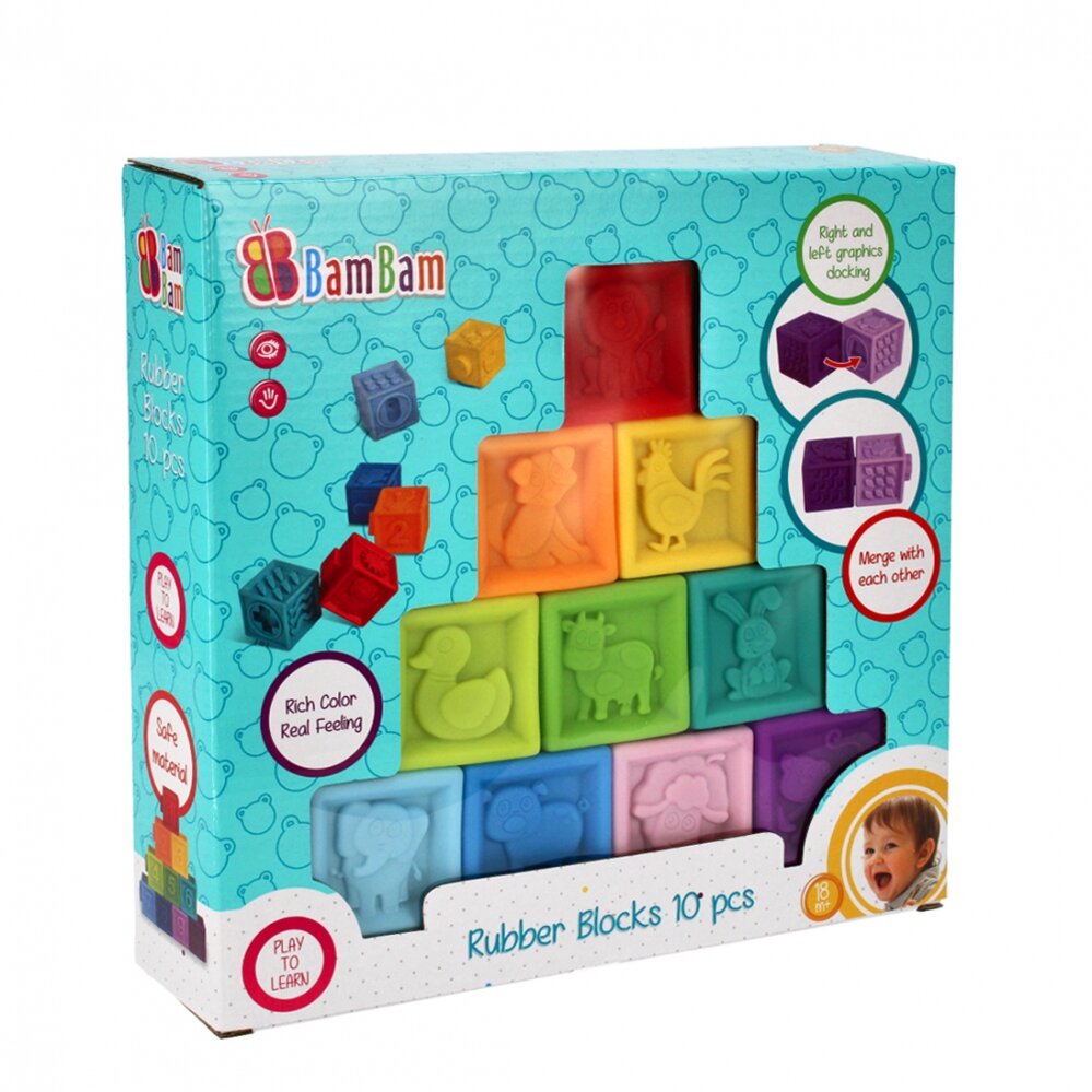 BamBam Blocuri de constructie 10 buc