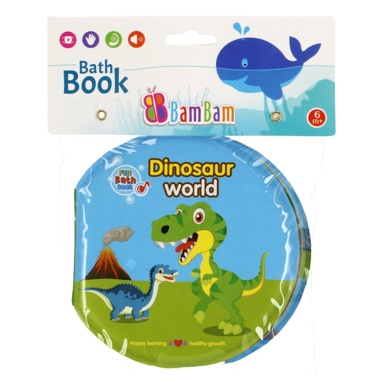 BamBam Jucarie bebelusi Carticica de baie Lumea Dinozaurilor
