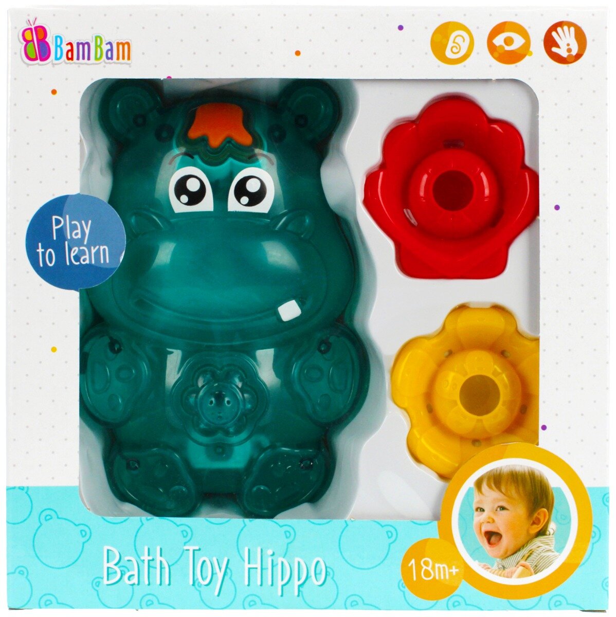 BamBam Jucarie de baie Hipopotam