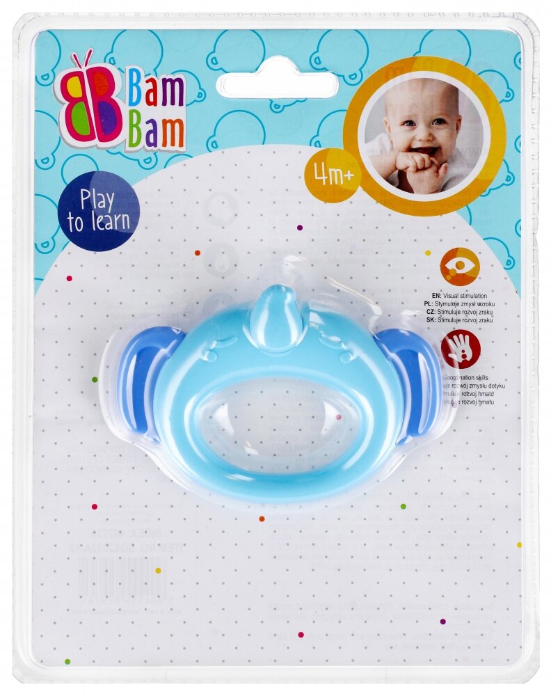 BamBam Jucarie de dentitie Elefant Albastru