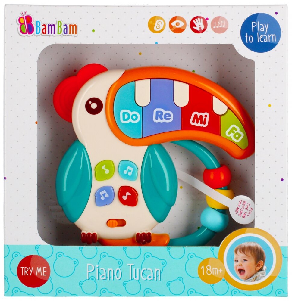 BamBam Jucarie interactiva Pian Tucan