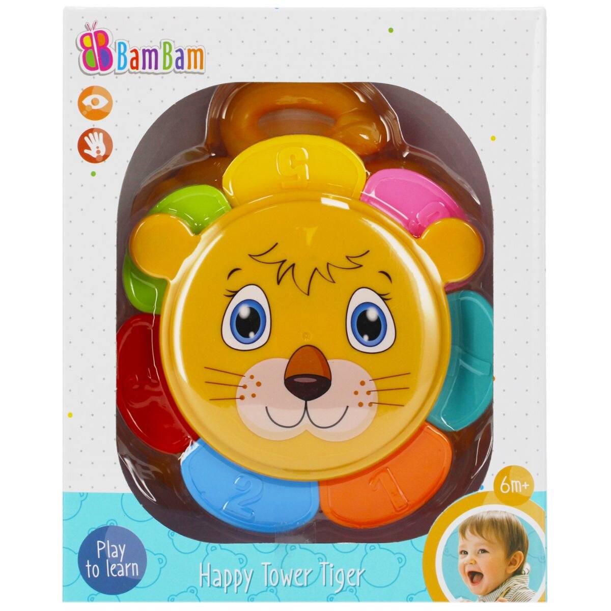 BamBam Jucarie pentru stivuit Turn Tigru