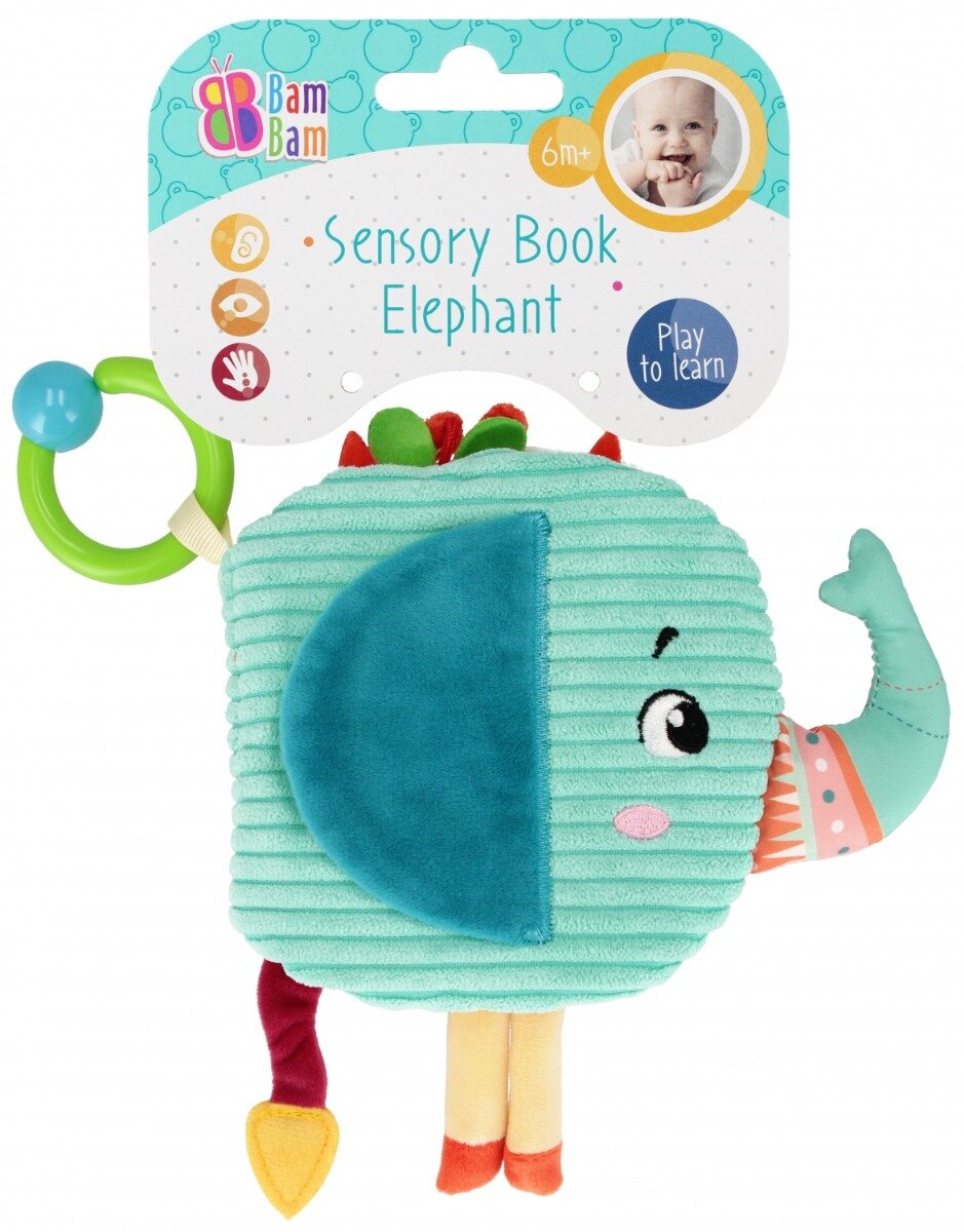 BamBam Jucarie senzoriala Carte Elefant