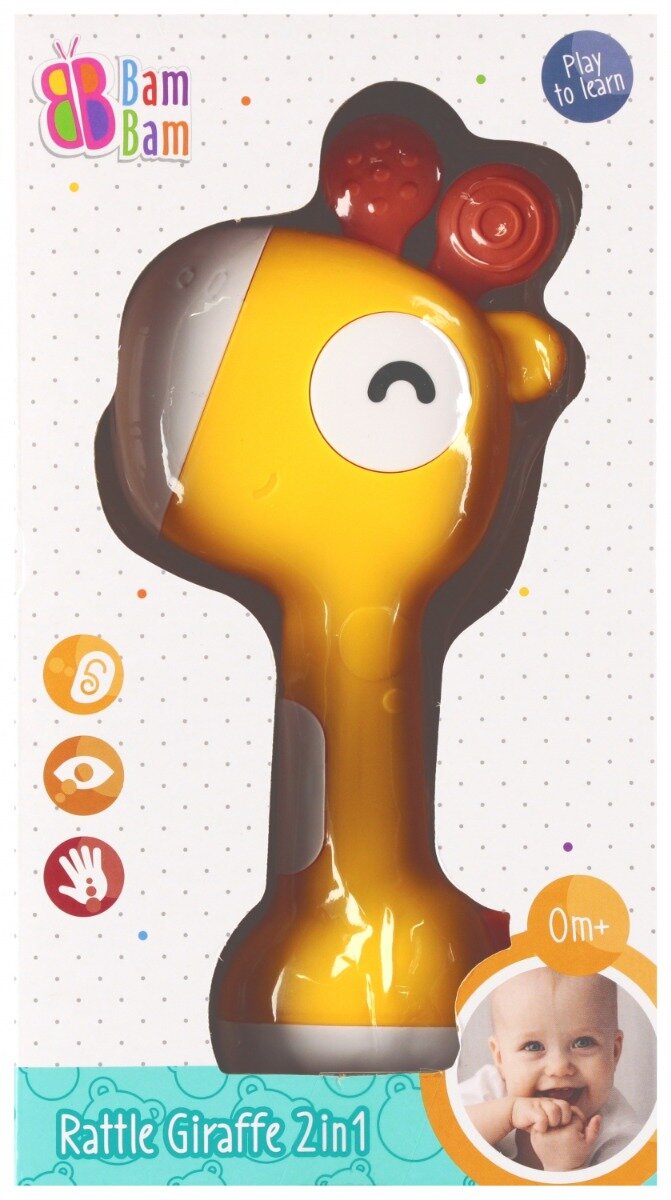 BamBam Jucarie zornaitoare 2 in 1 Girafa