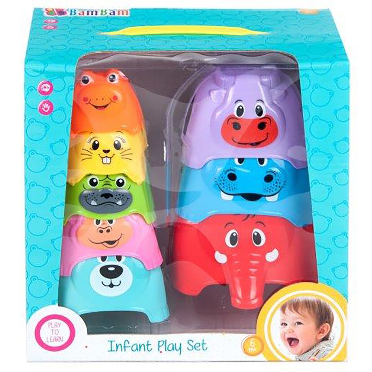 BamBam Set de animalute pentru stivuit