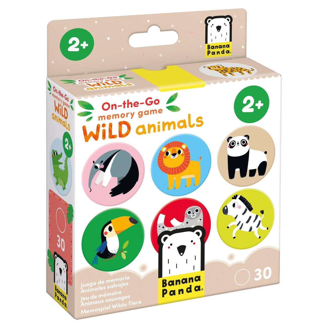 Banana Panda Joc de memorie Animale salbatice 30 piese