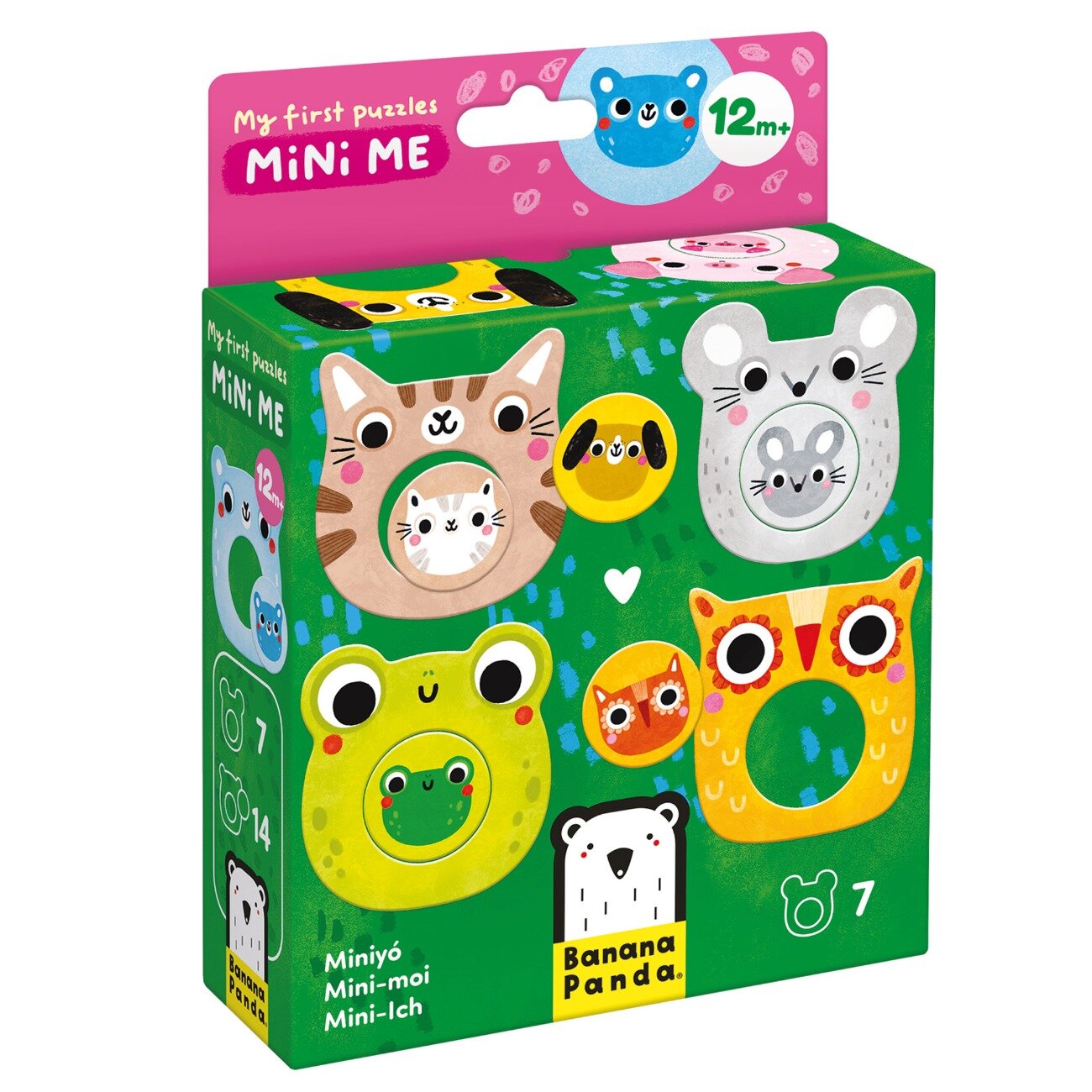 Banana Panda Primul meu puzzle Mini Me 14 piese