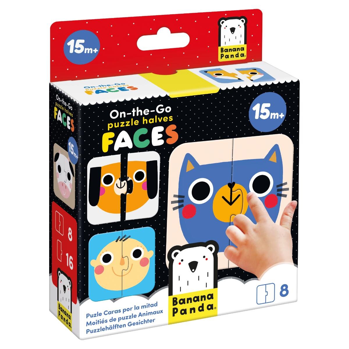 Banana Panda Primul meu puzzle On-The-Go Fete de animalute 16 piese