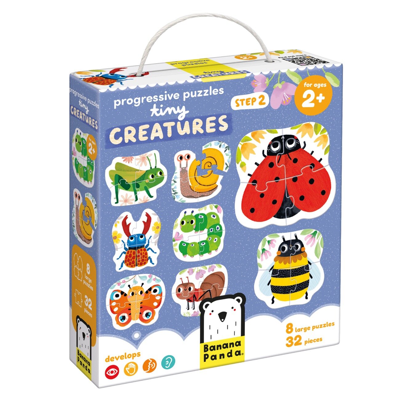 Banana Panda Puzzle progresiv Creaturi mici 32 piese