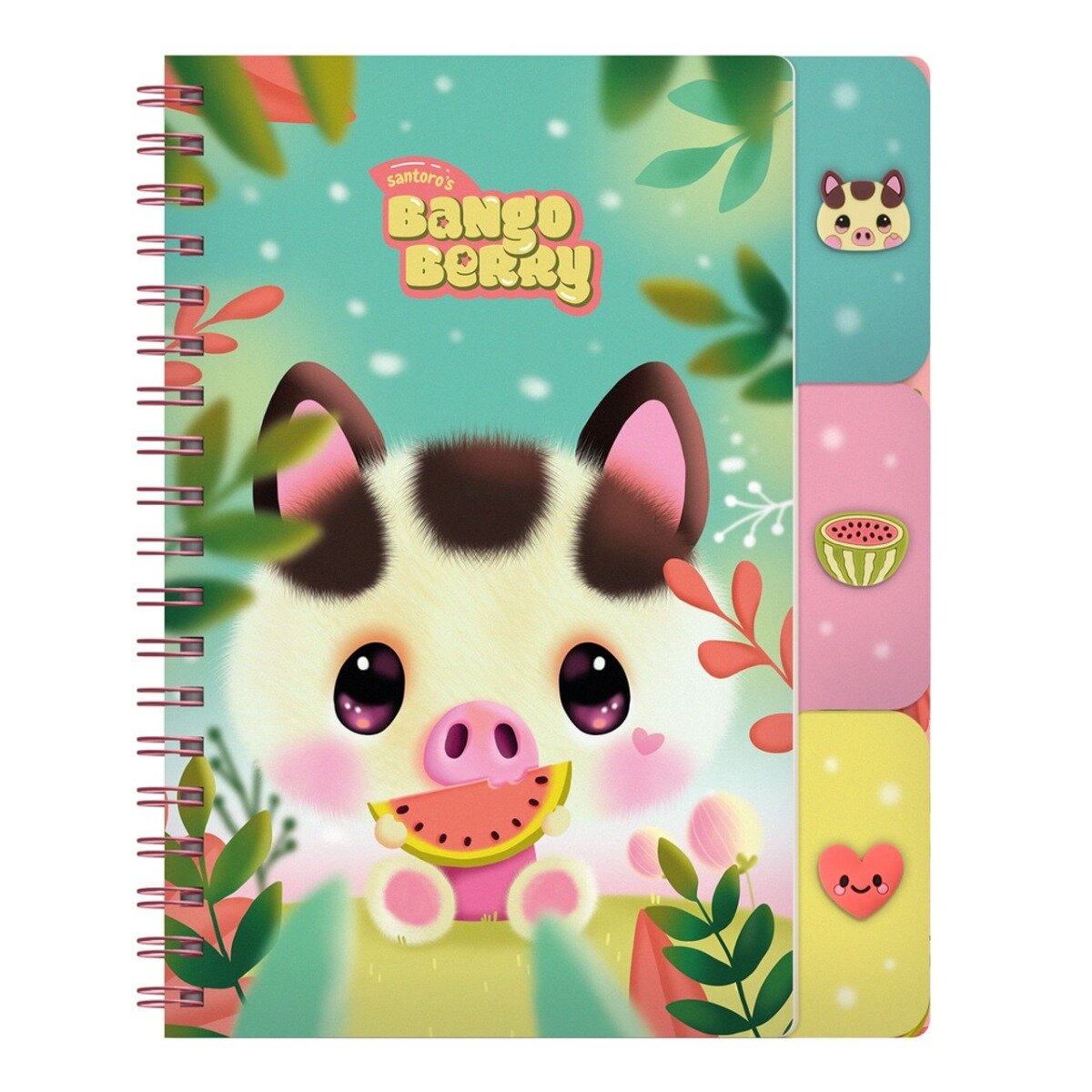 Bangoberry Caiet de notite cu separatoare si accesorii Bangobobs Piggy Pig