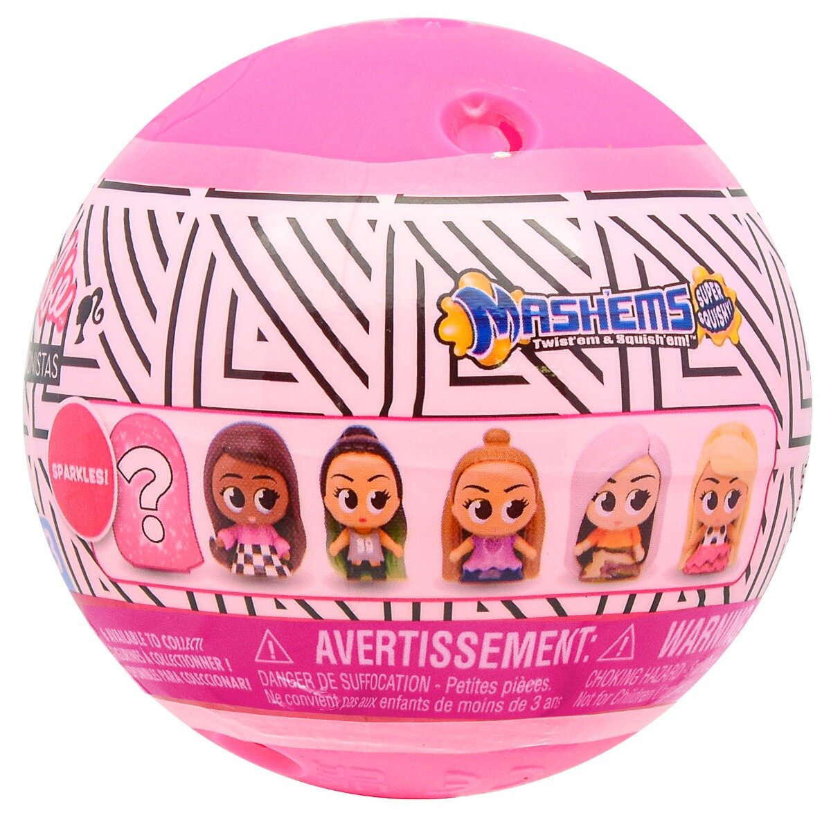 Barbie Bila cu figurina surpriza Mash Ems S3