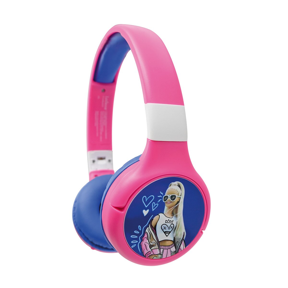 Barbie Casti pliabile cu fir si Bluetooth Lexibook