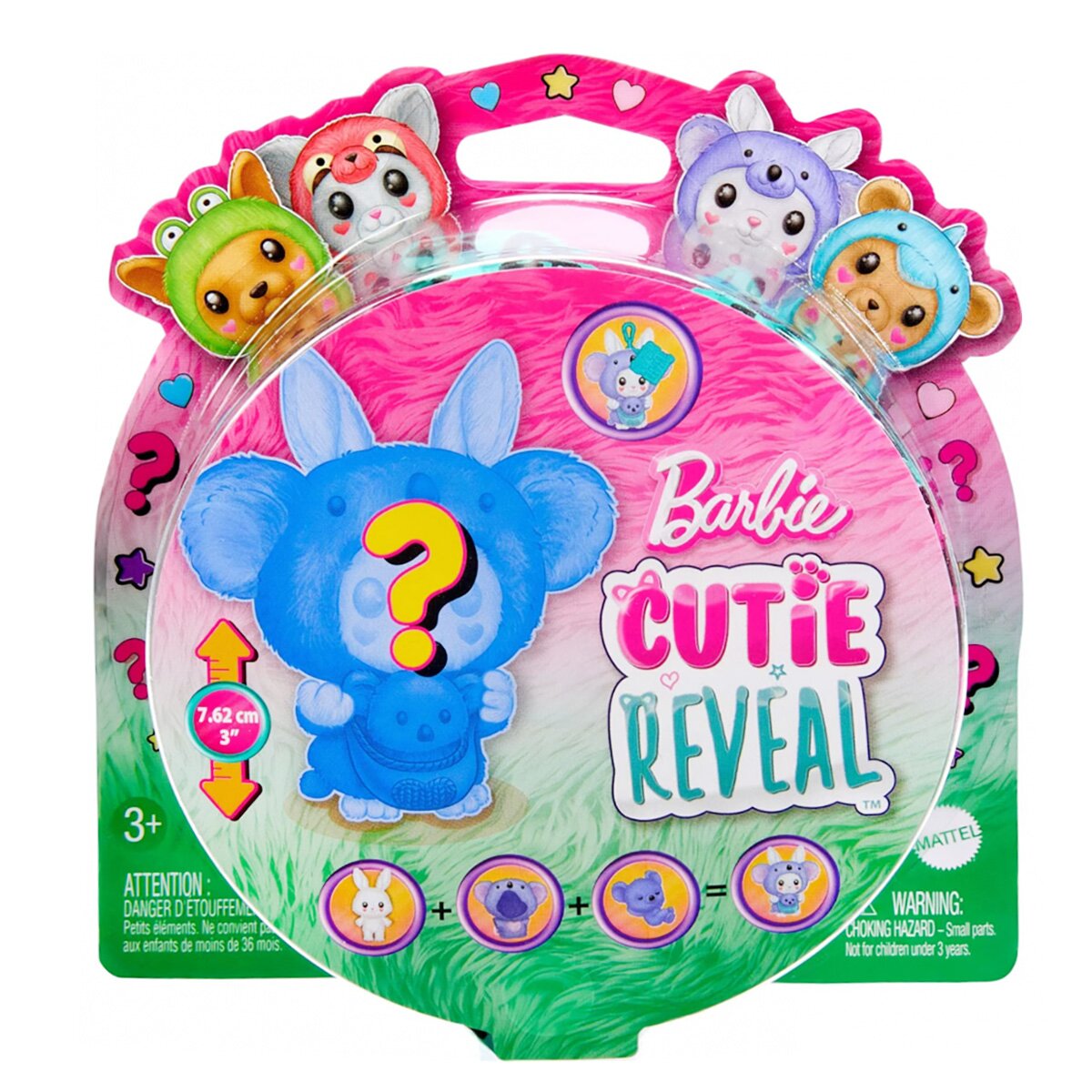 Barbie Figurina animalut surpriza Cutie Reveal HRK32
