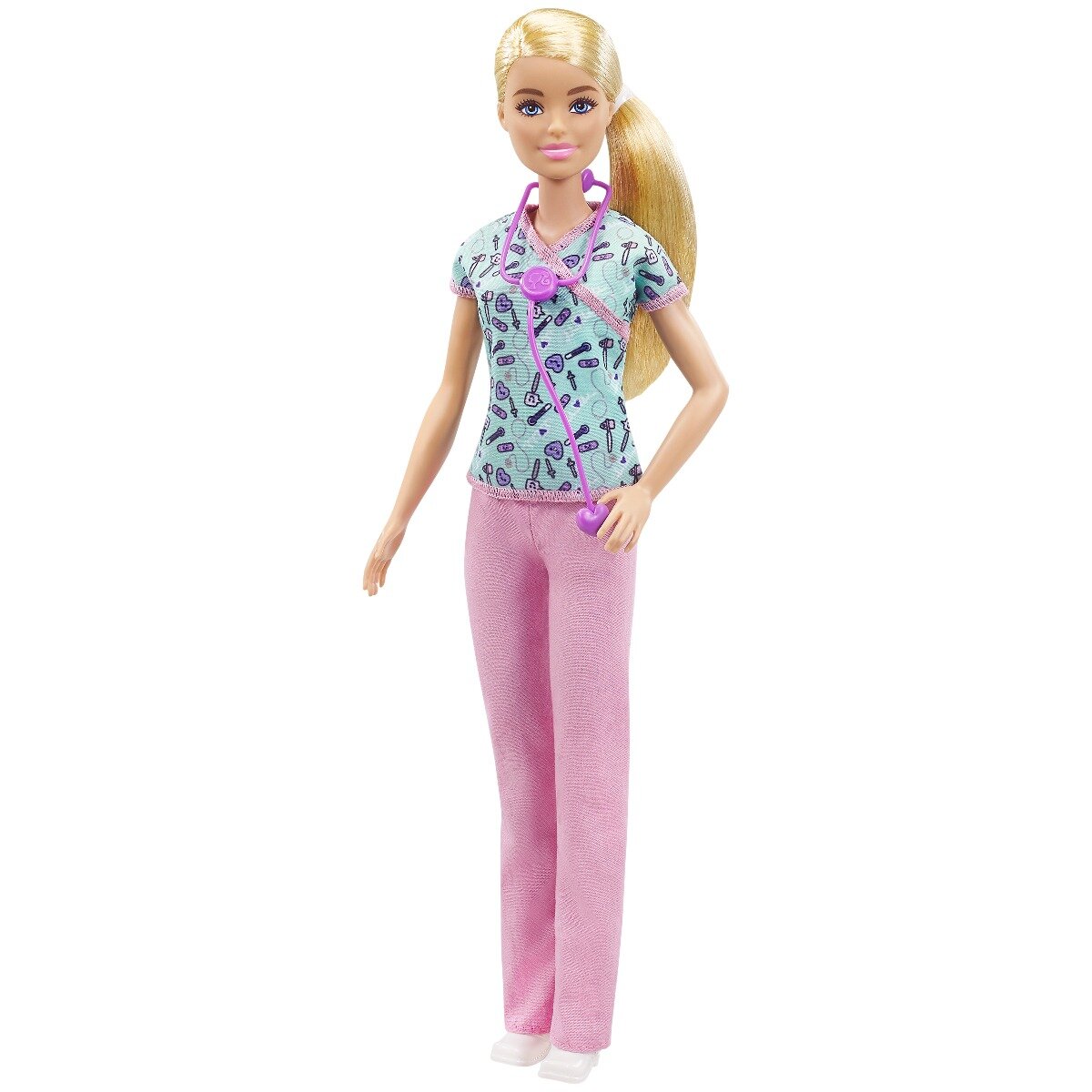 Barbie Papusa Career Asistenta medicala GTW39