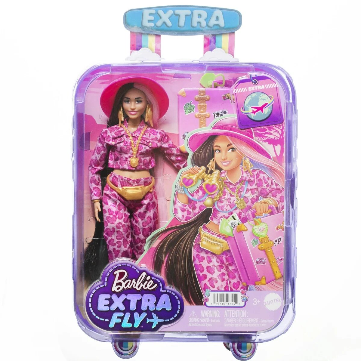 Barbie Papusa cu accesorii Extra Fly Safari HPT48