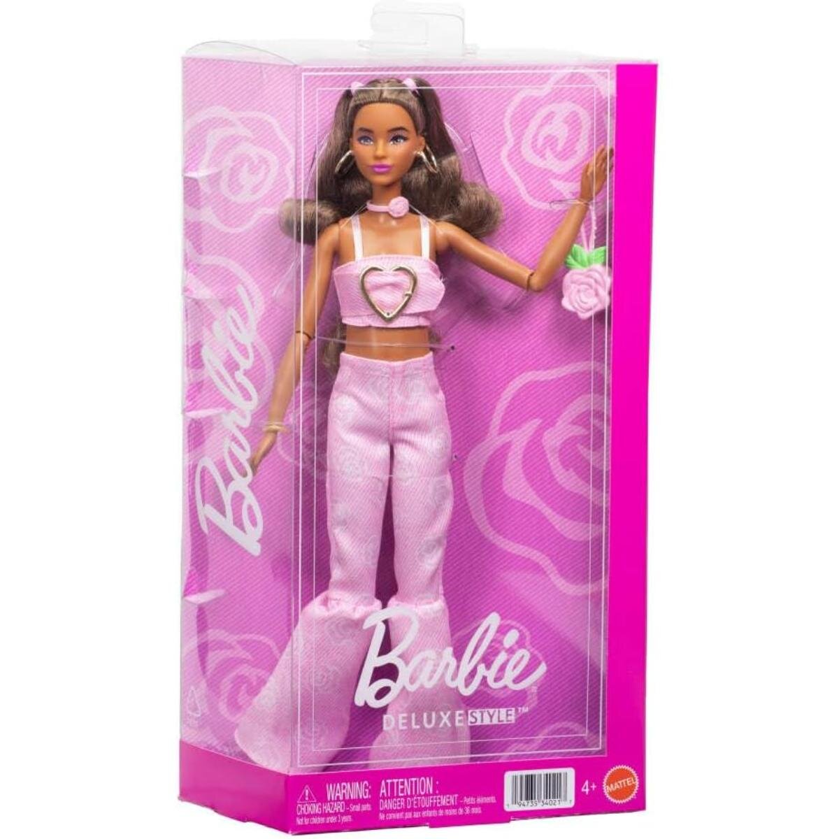 Barbie Papusa Deluxe Style Pink Denim JJN72