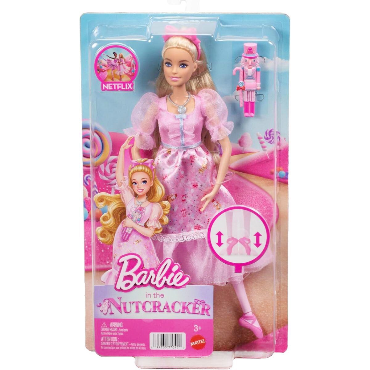 Barbie Papusa in The Nutcracker Clara balerina JLW51