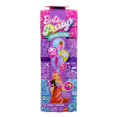 Barbie Papusa Party Unboxed Glam Red Original 10 surprize JFY68