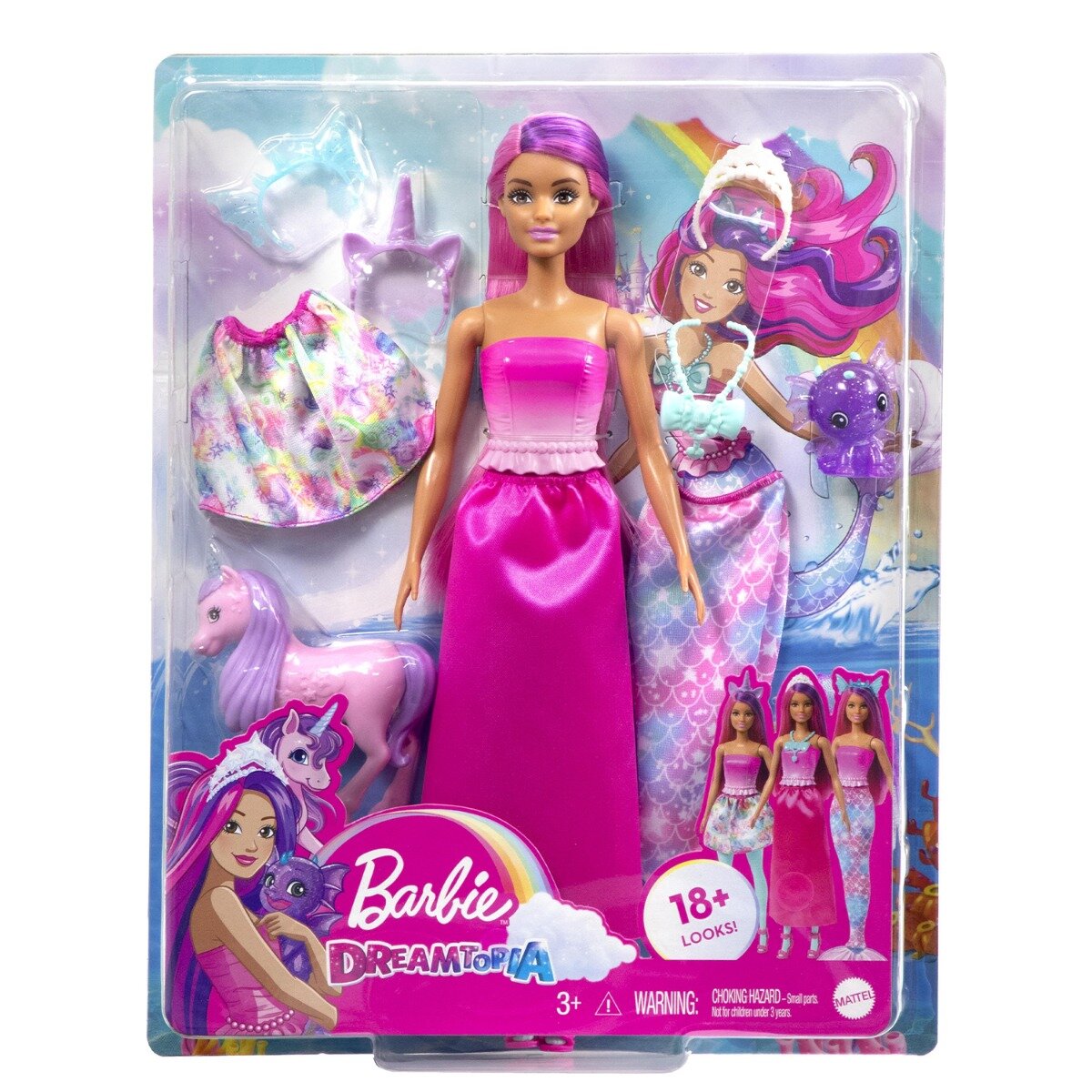 Barbie Papusa Sirena Dreamtopia HLC28