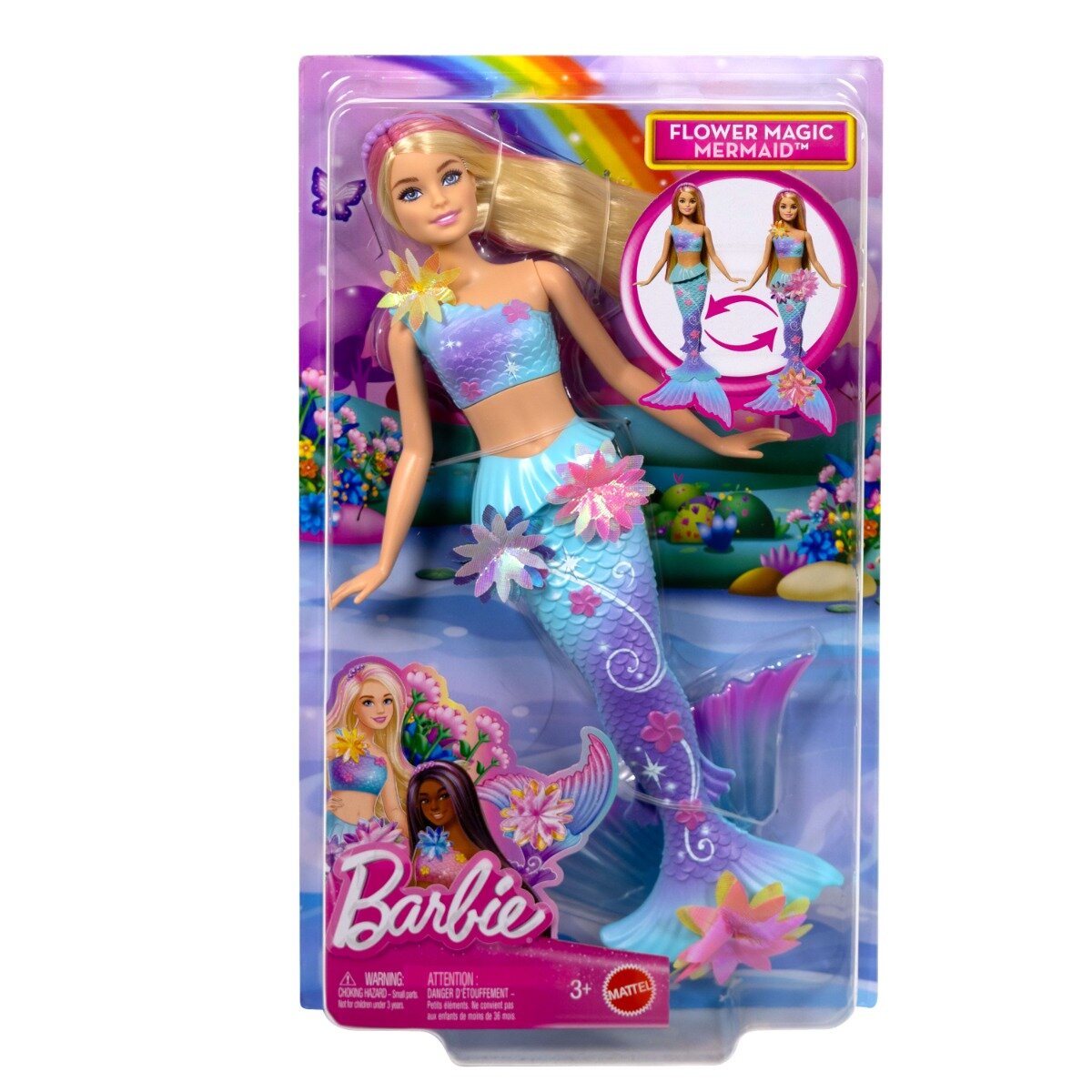 Barbie Papusa sirena Flower Magic JDM72