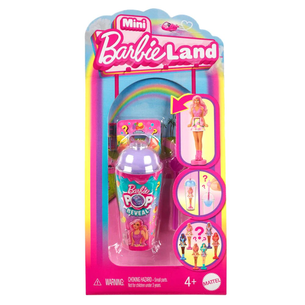 Barbie Papusa surpriza Color Pop Reveal Mini land HYM26